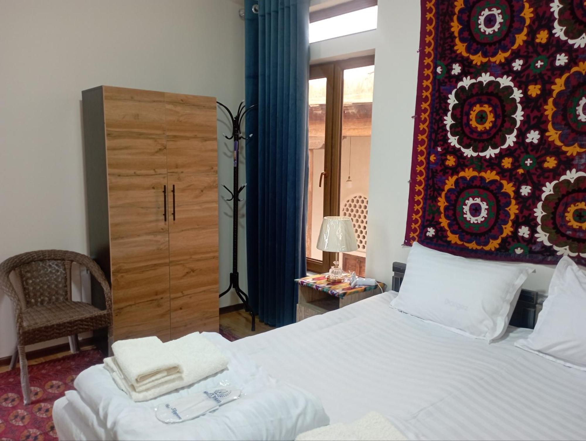 Art Suzani National House Hotel Buchara Buitenkant foto